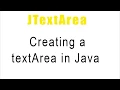 Java Swing -25 - JTextArea