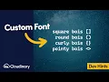 Use Custom Fonts with Text Overlays in Cloudinary - Dev Hints