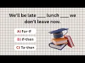 Conditionals Quiz Can you score English Quiz