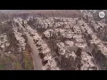 Spokane fire aftermath Drone footage shows neighborhood in complete ruins after wildfire