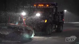 01-01-2026 Dunkirk NY - Overnight Heavy Lake Effect Snow I-90 in Western New York Accident Plows