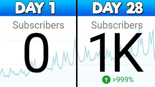 Download How to Get 1000 Subscribers In ONE MONTH - PROOF! MP3