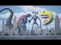 Download Lagu Siren Head VS Pacman And Godzilla (Full Version)  [3DCG]