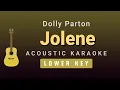 Lagu Jolene - Dolly Parton (Lower Key Acoustic Karaoke)