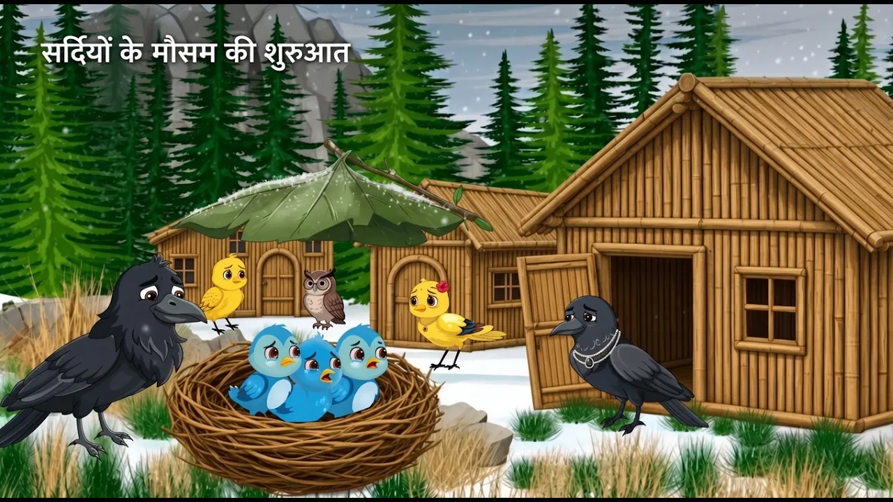 सर्दियों के मौसम की शुरुआत | Coco Kahani TV | Bird Tales | Tuni Chidiya Cartoon | Bird Cartoon Story