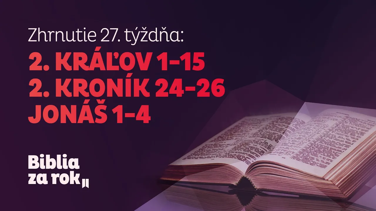 Zhrnutie 27. týždňa - Biblia za rok episode artwork