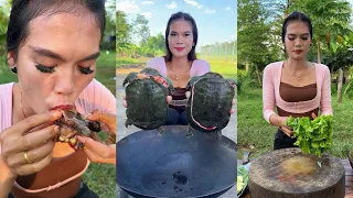 How to cooking softshell turtle with fresh vegetable recipe