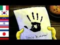 Spongebob writes an essay in 20 different languages