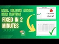 MS Excel Rows and Columns missing fixed in 2 minutes Watch the Excel shortcut MS Excel table