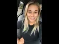Paige VanZant - Instagram Live