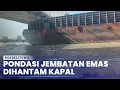 Download Lagu Pemancing Terkejut Tongkang Tabrak Pondasi Jembatan Emas Kota Pangkalpinang