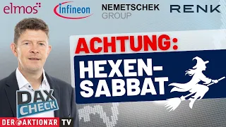 DAX-Check LIVE: Elmos Semiconductor, Infineon, Nemetschek, Renk, Siltronic, Wacker Neuson im Fokus