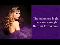 OURS - Taylor Swift (Taylor’s Version) (lyrics)
