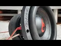 DD 508 free air abuse 8 inch subwoofer excursion