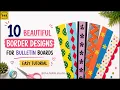 10 DIY Beautiful Border Designs for Bulletin Boards Easy DIY Classroom Decor Tutorial