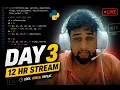 DAY 3 12 HR STREAM Coding Interviews Projects Building in Public