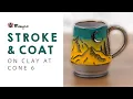 Stroke Coat on Clay at Cone 6