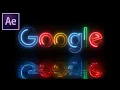 Electric Neon Logo Animation in After Effects Easy Tutorial Saber-Plugin