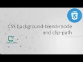 CSS background-blend-mode and clip-path