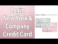 How To Login New York Company Credit Card Online Account 2022 RUNWAYREWARDS Credit Card Sign In