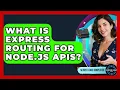 What Is Express Routing For Node js APIs - Server Logic Simplified