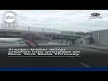 Tractor-trailer driver crashes into overpass on New York State Thruway