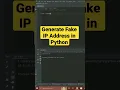 Generate Fake IP Address in Python