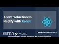 An Introduction to Netlify with React - JavaScript Marathon
