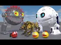 Creating a Retro Sci-Fi Pacman Universe 3D Animation Showcase Futuristic Robot Design