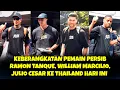 Download Lagu KEBERANGKATAN PEMAIN PERSIB RAMON TANQUE, WILLIAM MARCILIO, JULIO CESAR KE THAILAND HARI INI