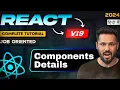 React js 19 tutorial in Hindi Make First Component