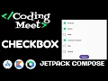 How to Implement CheckBox in Jetpack Compose Android Studio Kotlin Tutorial