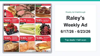 Raley s Weekly Ad 26 - 26 Top 10 Deals