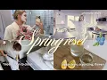 SPRING RESET meal prep cleaning my space skincare routine self tan full reset