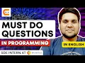 MUST DO Questions In Programming Coding Ninjas
