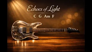 Echoes of Light Slow Emotional Guitar Backing Track in C Major
