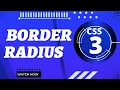 Border Radius in CSS 3-Top right and left bottom right and left in Urdu Web Coding With Bilal