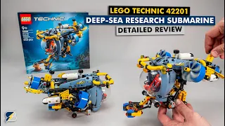 LEGO Technic 42201 Deep-Sea Research Submarine detailed review - many functions & promising recolors