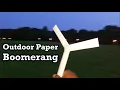 Download Lagu How to make Outdoor Tri Blade Boomerang - Paper Boomerang