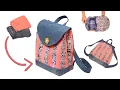 Lagu An amazingly simple idea to sew a backpack out of old jeans!