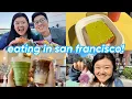24 hours eating in san francisco cafe hopping matcha famous bbq ube croissant