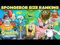 SpongeBob Characters Ranked by Size SpongeBob