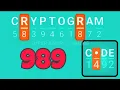 CRYPTOGRAM 989