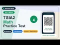 Full-Length TSIA2 Math Practice Test 4 20 Questions with Answers Explanations