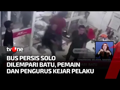 Bus Persis Solo Dilempari Batu, Polisi Amankan 7 Suporter Persita