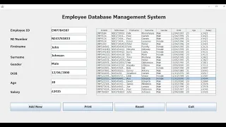 How to Create an Employee Database Management System in Java Eclipse - Part 2 of 2