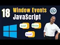 18 - Windows Events in JavaScript load resize scroll Events Satyaansh Softech Pvt Ltd