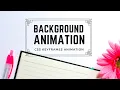 Animated Background with Pure HTML CSS No JavaScript no jQuery