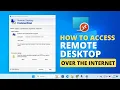Access Remote Desktop Over the Internet Outside Network