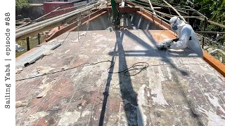 Bringing our boat’s roof to bare wood. Will there be any rot? — Sailing Yabá #88